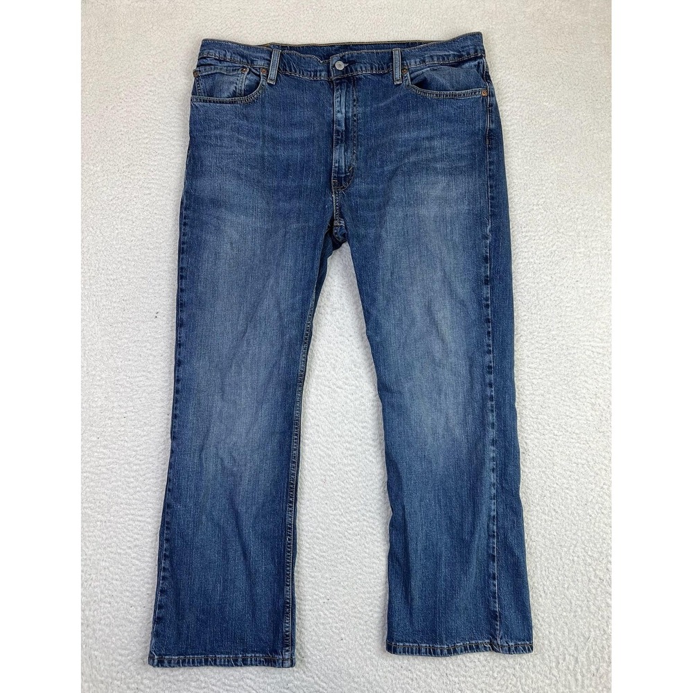 Levis 527 Jeans Mens 40x31 Blue Slim Bootcut Stretch Denim‎ 5-Pocket Zip Fly